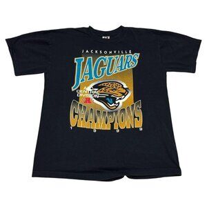 Vintage 1999‎ Cotton Park Jacksonville Jaguars AFC Champs Shirt Adult Large